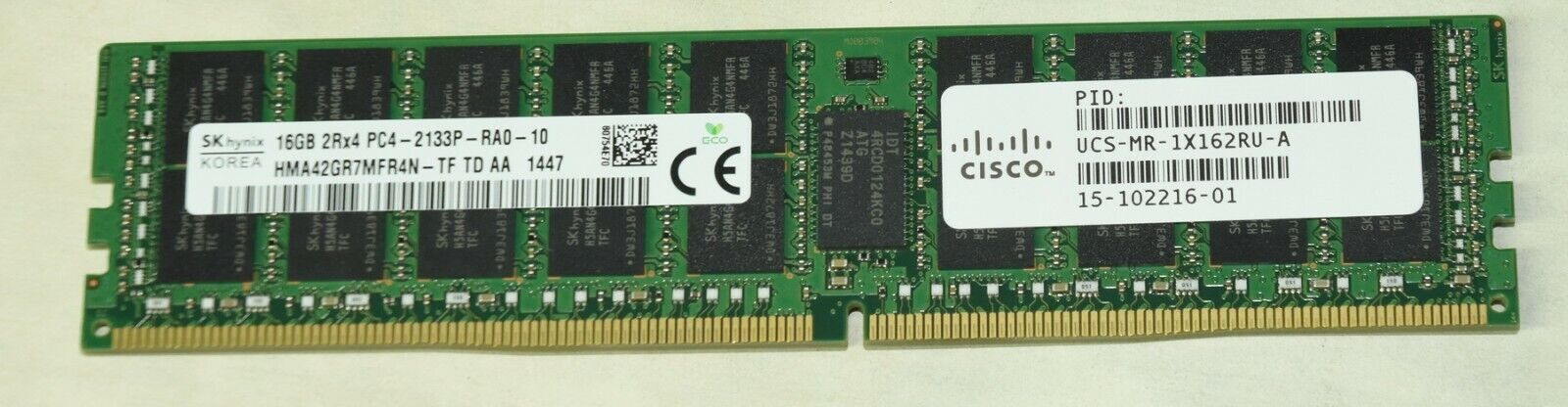 Cisco 16GB DDR4-2133MHz PC4-17000 Desktop Memory RAM -USC-MR-1X162RU-A=