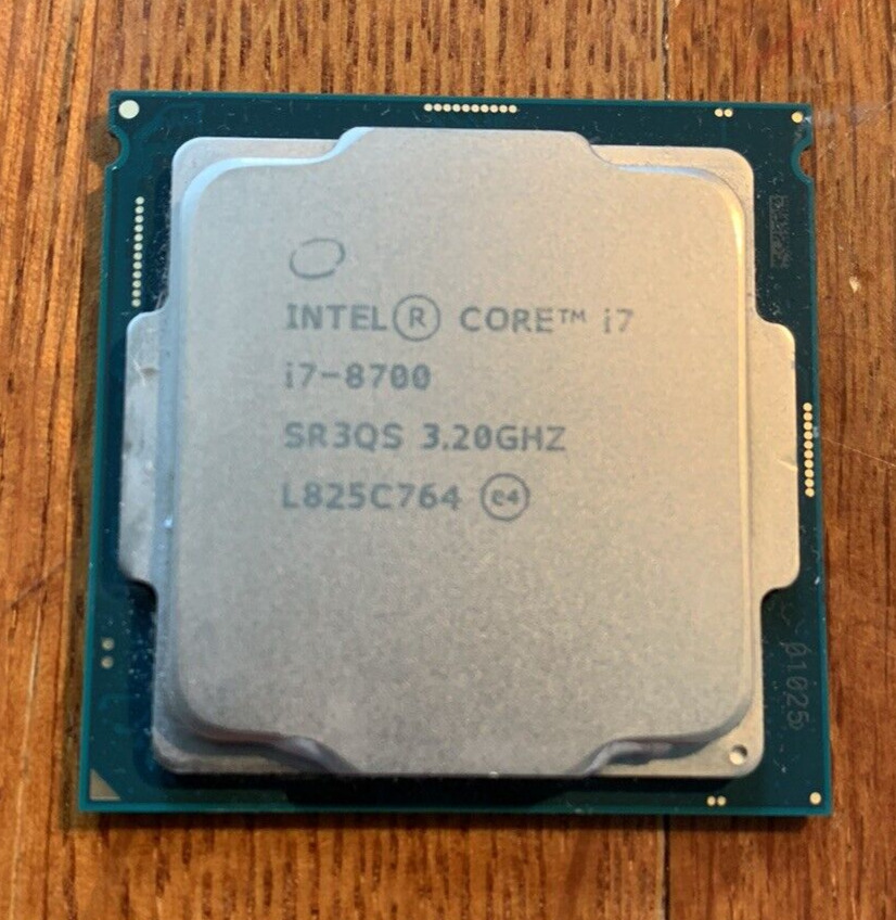 Intel Core i7-8700 3.2GHz SR3QS Processor Used/Good/Working