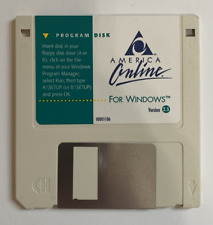 America Online AOL Mail 2.5 Windows Vintage 1995 Software Floppy Disk picture