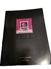 1990 Dell Computer Corporation Annual Report.Collector's item.Rare Find. Vintage picture