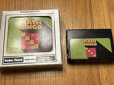 Vintage TRS-80 Math Bingo Game And Booklet Untested picture