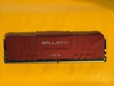 Crucial Ram Ballistix Game Memory 8GB DDR4-3000 MHz Red picture