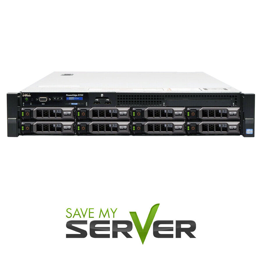 Dell PowerEdge R720 Server | 2x E5-2695 v2 =24Cores | 192GB | H710P | 8x 3TB SAS