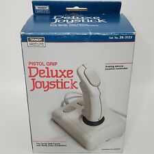 Vintage Tandy Pistol Grip Deluxe Joystick With Box 26-3123 Gaming Controller picture