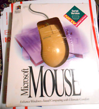 Vintage Microsoft Mouse 2.0 (Serial) with IntelliPoint New Sealed - 1994 picture