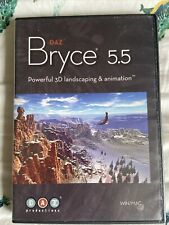 Vintage PC Bryce 5.5 Daz powerful 3-D landscaping animation Computer Program CD picture