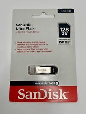 Genuine SanDisk Ultra Flair USB 3.0 128GB Flash Drive Thumb Stick Memory - New picture