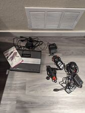 atari 7800 console, keyboard controller, paddle controller set picture