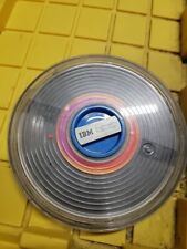 Vintage IBM Data Processing Magnetic Tape Reel Clear Plastic Case picture