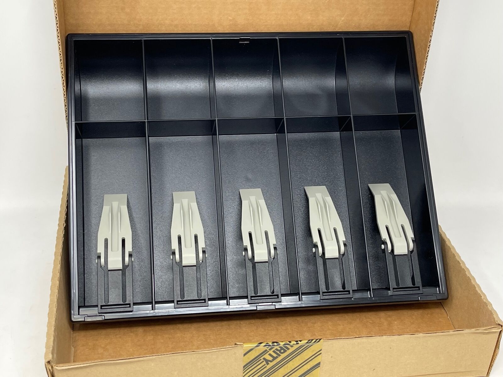 IBM OEM POS Point of Sale Plastic Cash Till / Drawer / Tray w Coin Cups 4783879
