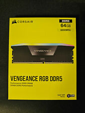 Corsair Vengeance RGB DDR5 64GB (2x32) 6000MHz CL30 RAM BLK - CMH64GX5M2B6000C30 picture