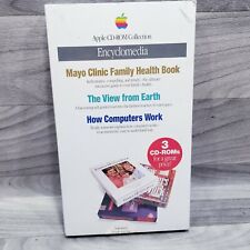 HK] VINTAGE APPLE CD-ROM COLLECTION ENCYCLOPEDIA 3 CDs SET MAYO CLINIC MAC OS picture