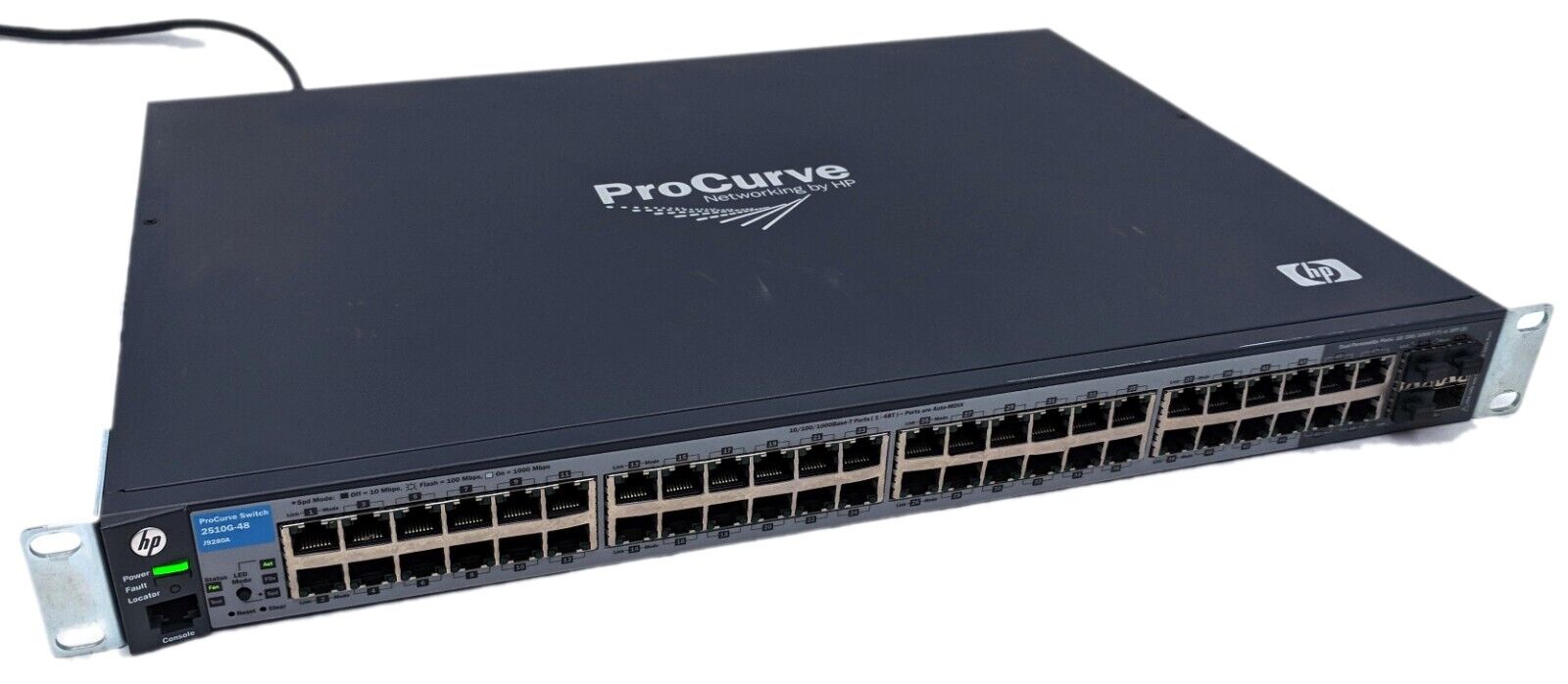HP ProCurve 2510G-48 J9280A 48-Port Gigabit Managed Network Switch - Tested