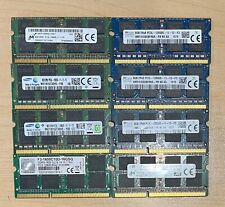 Lot of 8 DDR3 8GB LAPTOP MEMORY, Mixed Brands, see picture picture