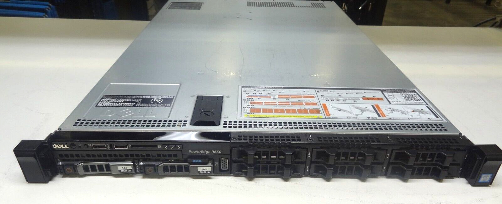 Dell Poweredge R630 1U 2x Xeon E5-2667v3 3.2 GHz 64gb Ram H730 mini iDRAC8 Ent.