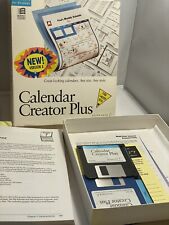 Vintage Spinnaker Calendar Creator Plus Version 2 for Windows 95 & Windows 3.1 picture