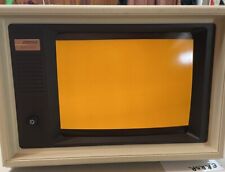 Vintage Compaq Deskpro Monitor 1988 Monochrome Orange  Working picture