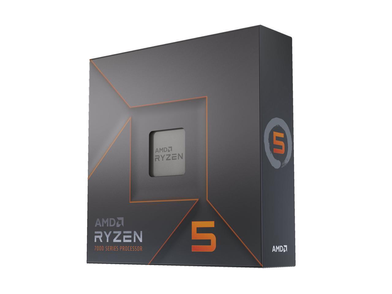 AMD Ryzen 5 7600X - 6-Core 4.7 GHz - Socket AM5 - 105W Desktop Processor (100-10