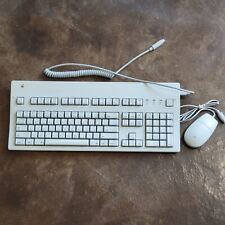 Vintage Apple Macintosh Extended Keyboard II AEK M3501 + ADB Mouse M2706 picture