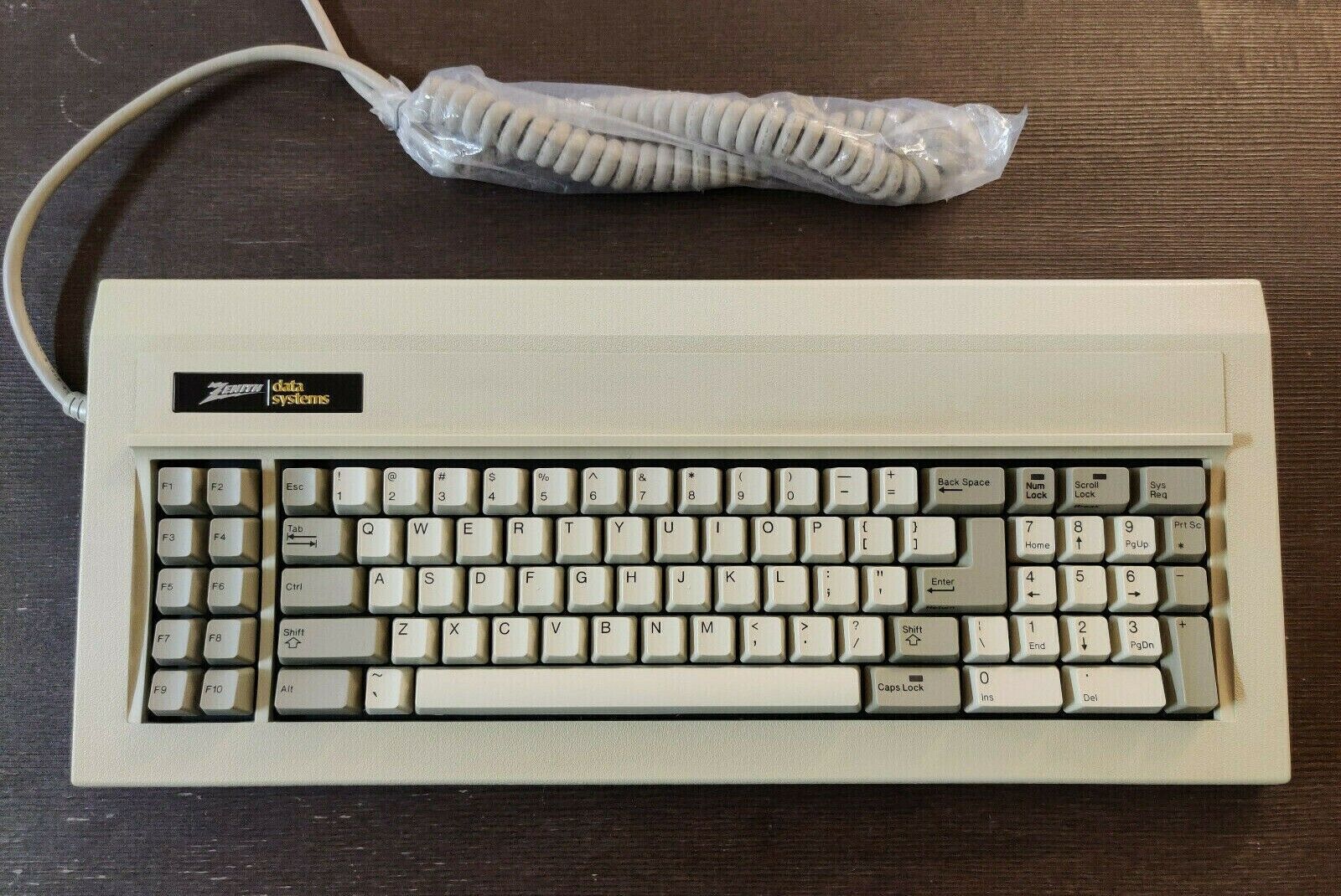 NOS Vintage Zenith Z-150 Mechanical Keyboard (Alps SKCM Green) Tested See Notes