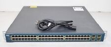 Cisco Catalyst 3560G WS-3560G-48PS-S Managed Gigabit PoE Switch - 4 SFP picture