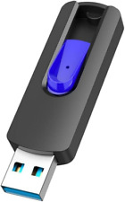 USB Flash Drive 256GB High Speed 3.0 Memory Stick Flash Drive Retractable Slide  picture