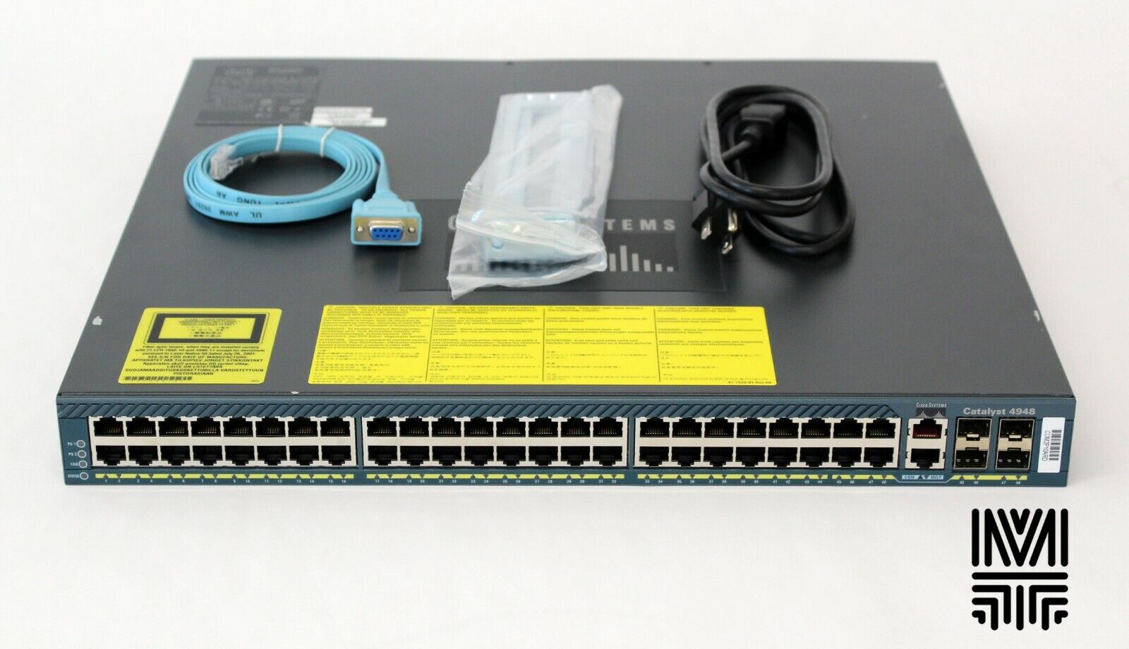 Cisco WS-C4948 48-Port Layer3 Gigabit Managed Switch single PWR-C49-300AC