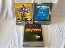 Atari ST Infocom Games Lot - Stationfall, Starcross & Suspended COMPLETE picture