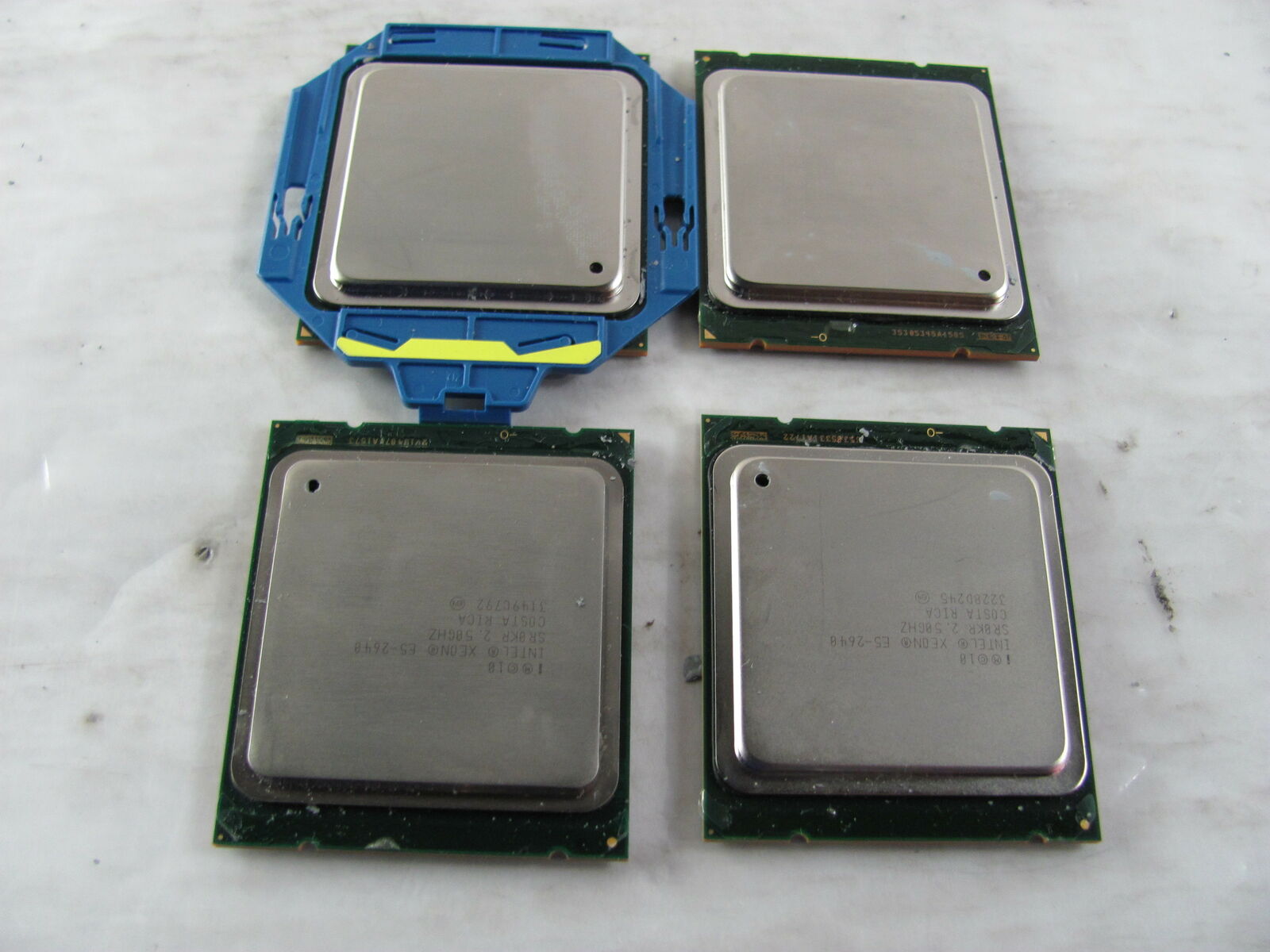 Lot Of 4 Intel Xeon E5-2640 SR0KR 2.50GHZ CPU Processors