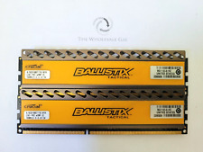 Pair Crucial Ballistix 16GB (2x8GB) PC3-12800 DDR3-1600MHz non-ECC Memory Ram picture