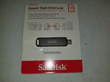 SanDisk 256GB iXpand Flash Drive Luxe SDIX70N-256G-GN6NE Type-C Used picture