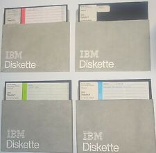 Vintage 8 Inch IBM Floppy Diskettes - Record Length 128 Bytes - Lot of 4  picture