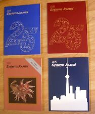 Four (4) Vintage IBM Systems Journal from 1986, 1987, 1989 & 1997 picture