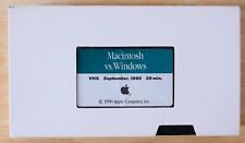 Vintage Apple Macintosh vs Windows VHS Tape 1990 picture