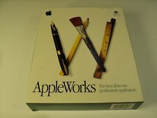 Vintage 1998 Appleworks 5 Application Software with Paperwork and Box picture