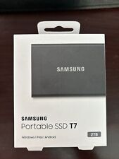 Samsung T7 2TB USB 3.2 Portable Solid State Drive - Titan Grey, Expedited Ship picture