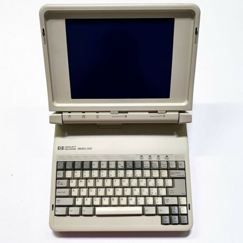 Vintage Hewlett Packard HP Vectra L5/12 Portable Laptop Computer With Battery