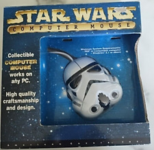 Star Wars Stormtrooper Vintage Computer Mouse New Wired Plug And Play NIB picture