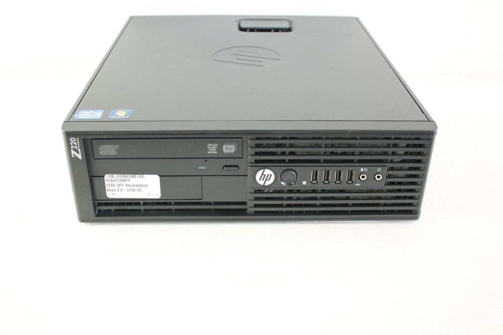 HP Workstation Z220 w/ Xeon E3-1240 V2 CPU @3.4GHz - 4GB RAM - No HDD/SSD or OS