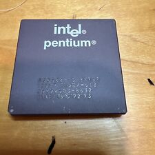 Vintage Intel Pentium A8050275 SX969 SSS A8050275 CPU Processor 75MHz Socket picture