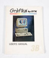 Vintage Grafika by DTK  Personal Computer User's Manual ST533B01 picture
