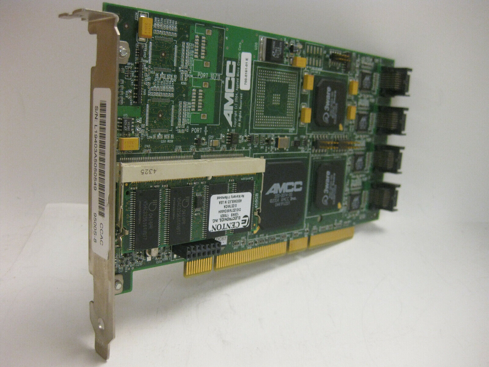 RAID CARD  3Ware AMCC 9500S-8 PCI-X 8 Port SATA RAID Controller Card Full Height