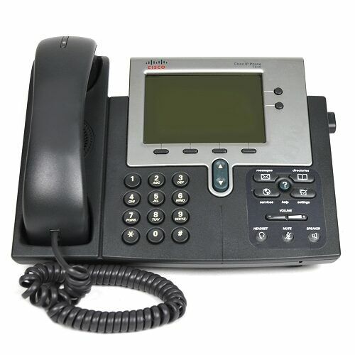 Cisco CP-7940G Unified VoIP Phone w/Speakerphone & Handset