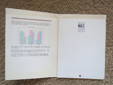 Vintage Apple Computer Paper Notepad Macintosh 80s 90s Promotional Folder picture