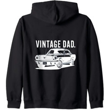 Vintage Dad: Classic Car, Father's Day Zip Hoodie picture
