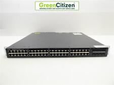 Cisco WS-C3650-48FD-S V02 48-Port PoE+ Gigabit Ethernet Switch 2x 10G SFP Uplink picture