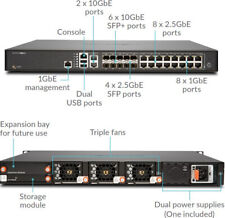 SonicWall NSa 6650 10 GigE 2.5 GigE Security Appliance Firewall picture
