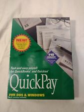 Vintage Intuit Quickpay for DOS & Windows 1993 unopened picture