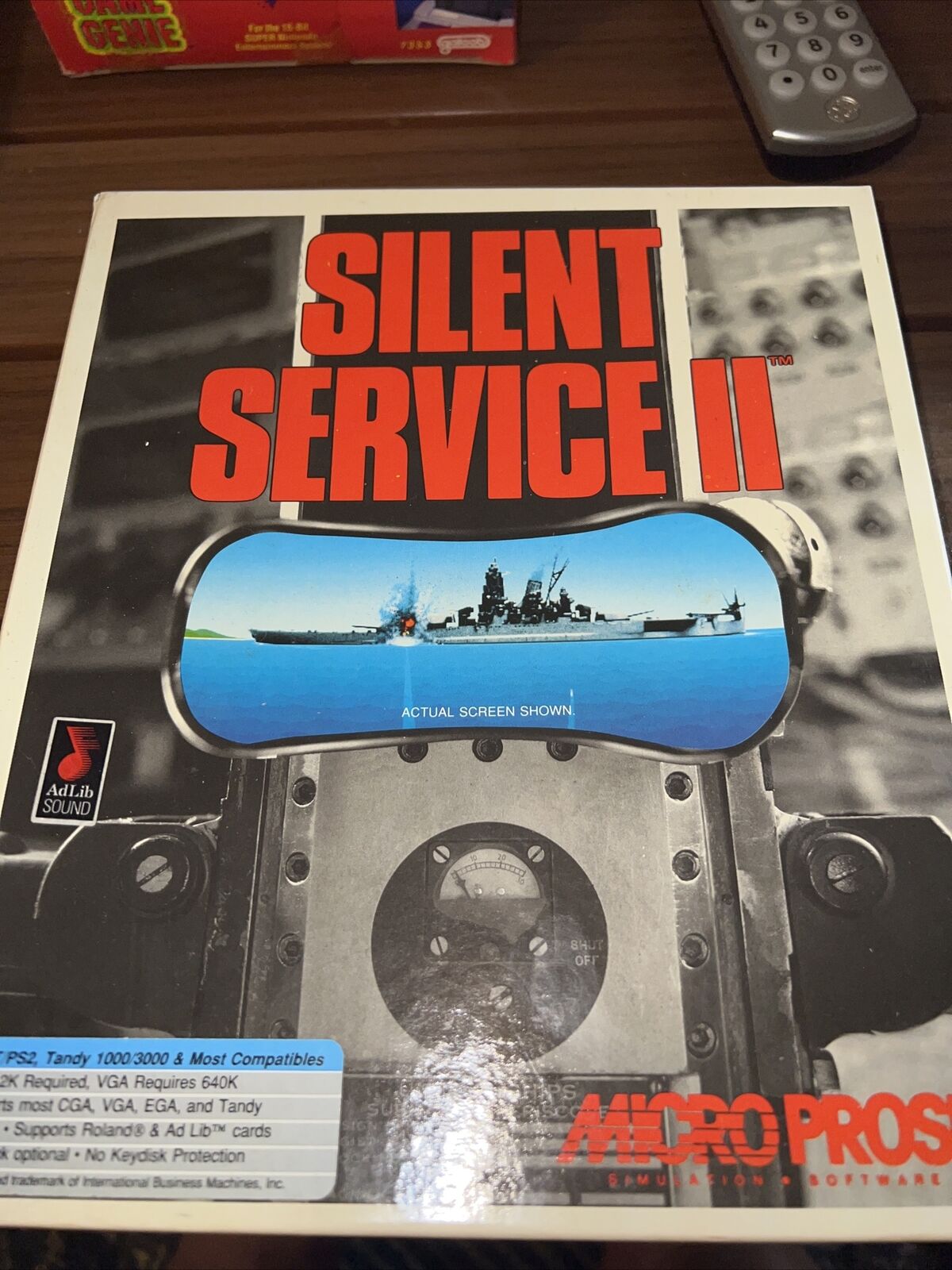 Silent Service 2 VINTAGE 1990 Micro Prose Submarine Simulation PC IBM Game 