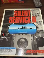 Silent Service 2 VINTAGE 1990 Micro Prose Submarine Simulation PC IBM Game  picture